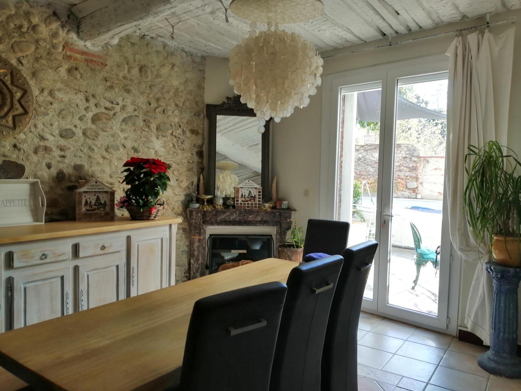 BELLE MAISON DE CARACTERE DE VILLAGE et STUDIO PISCINE Privée 9 PERS Millas Esterno foto