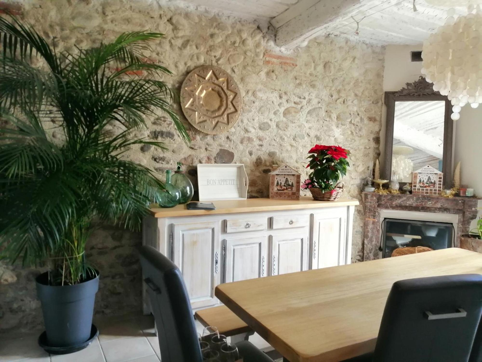 BELLE MAISON DE CARACTERE DE VILLAGE et STUDIO PISCINE Privée 9 PERS Millas Esterno foto